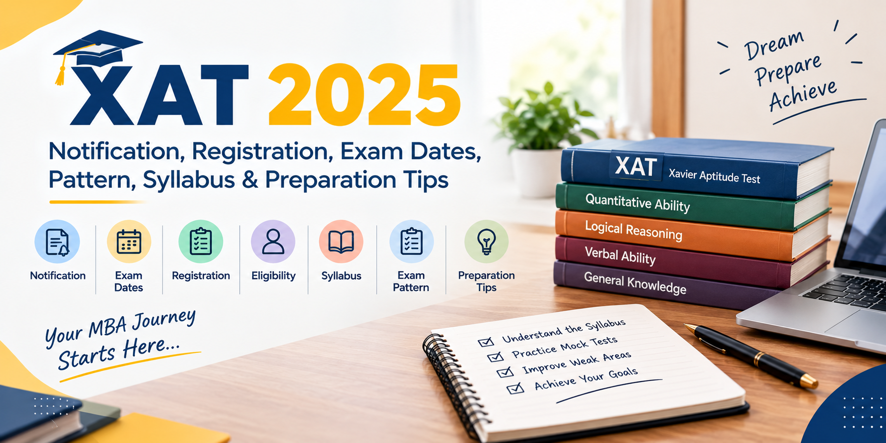 XAT 2025 – Notification, Registration, Exam Dates, Pattern, Syllabus, Preparation Tips